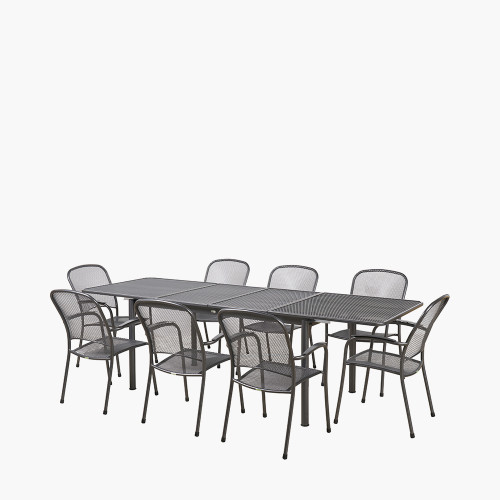 Pacific Lifestyle Carlo Extendable Rectangular 8 Seater Dining Set