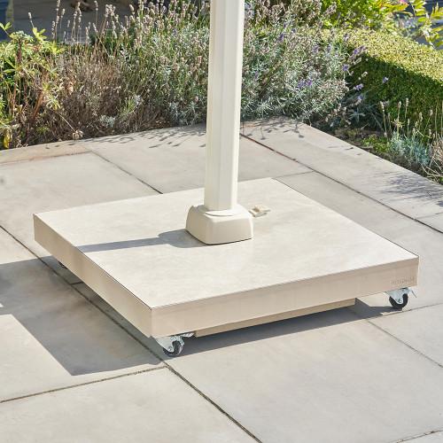 Pacific Lifestyle Ceramica Sandstone 90KG Wheeled Parasol Base