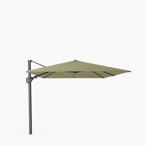 pacific lifestyle Challenger T2 3.5 x 2.6m Rectangular Premium Lush Green Free Arm Parasol