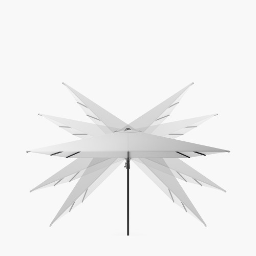 Pacific Lifestyle Challenger T2 3.5 X 2.6m Rectangular Sandstone / Champagne Free Arm Parasol