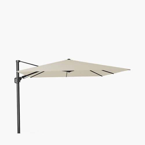 pacific lifestyle Challenger T2 3m Square Premium Champagne Free Arm Parasol