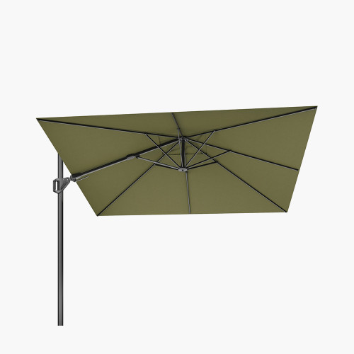 Pacific Lifestyle Challenger T2 3m Square Premium Lush Green Free Arm Parasol