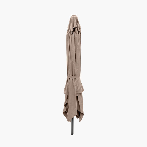 Pacific Lifestyle Challenger T2 3m Square Taupe Free Arm Parasol