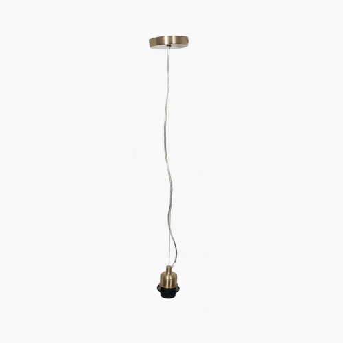 pacific lifestyle Champagne Contemporary Electrified E27 Ceiling Fitting