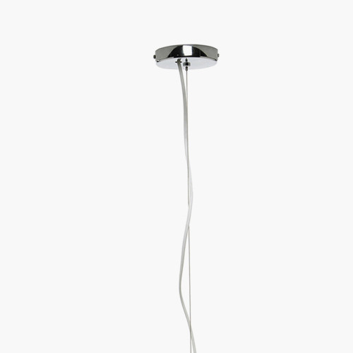 Pacific Lifestyle Chrome Contemporary Electrified E27 Ceiling Fitting