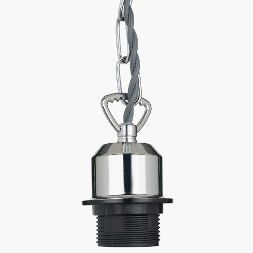 Pacific Lifestyle Chrome Electrified E27 Ceiling Fitting