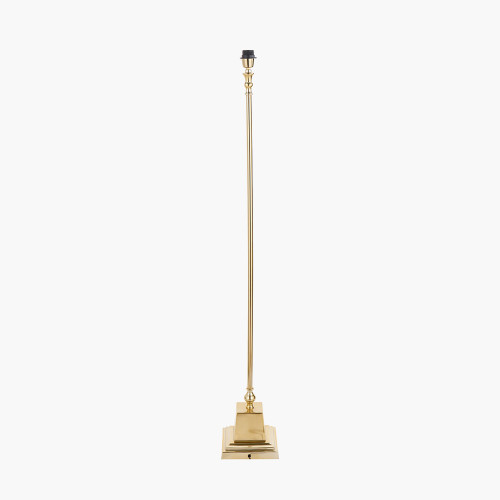 Pacific Lifestyle Claudius Gold Metal Stick Floor Lamp Base