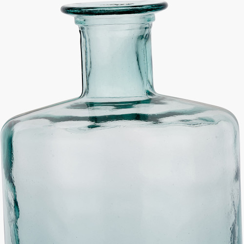 Pacific Lifestyle Clear Recycled Glass Tall Bottle Vase