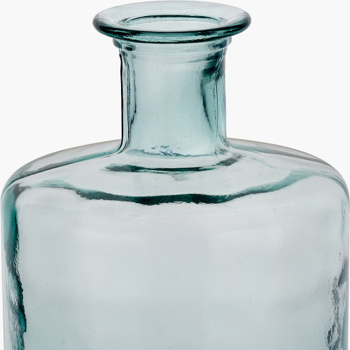 Pacific Lifestyle Clear Recycled Glass Tall Bottle Vase