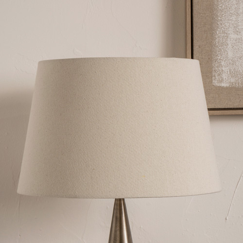 Pacific Lifestyle Coast 25cm Cream Calico Tapered Lampshade