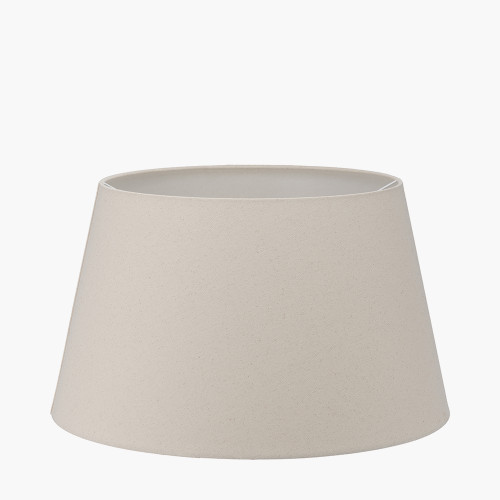 Pacific Lifestyle Coast 60cm Cream Calico Tapered Lampshade