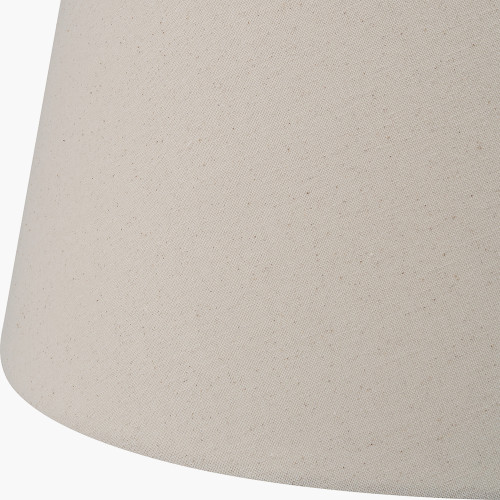 Pacific Lifestyle Coast 60cm Cream Calico Tapered Lampshade