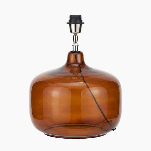Pacific Lifestyle Corby Amber Glass Table Lamp Base