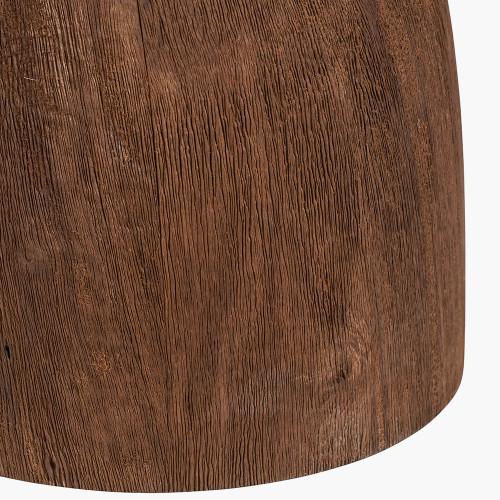 Pacific Lifestyle Corella Chocolate Brown Mango Wood Curved Table Lamp Base