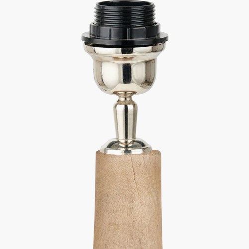 Pacific Lifestyle Corella Natural Mango Wood Curved Table Lamp Base