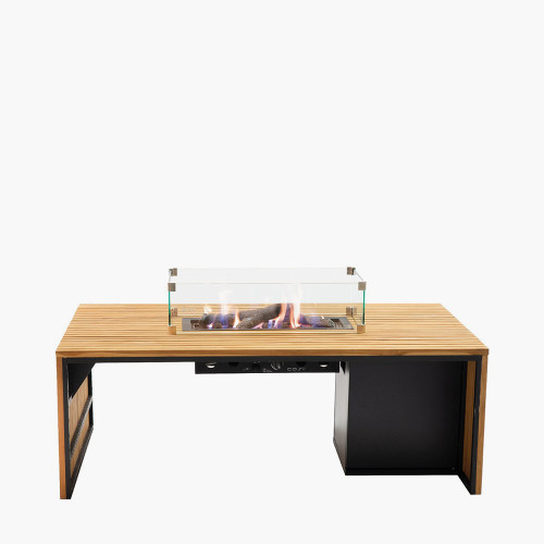 Pacific Lifestyle Cosibridge 140 Teak Fire Pit Table