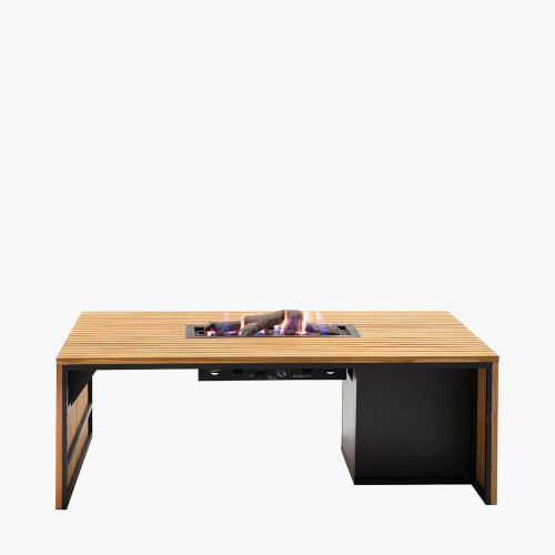 pacific lifestyle Cosibridge 140 Teak Fire Pit Table