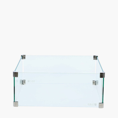 pacific lifestyle Cosiglass Set Square Fire Pit Large