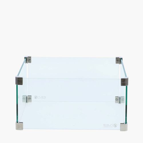 pacific lifestyle Cosiglass Set Square Fire Pit Medium