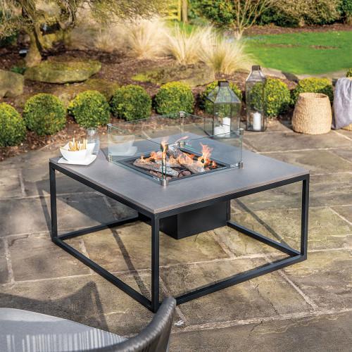 Pacific Lifestyle Cosiloft 100 Black And Grey Fire Pit Table
