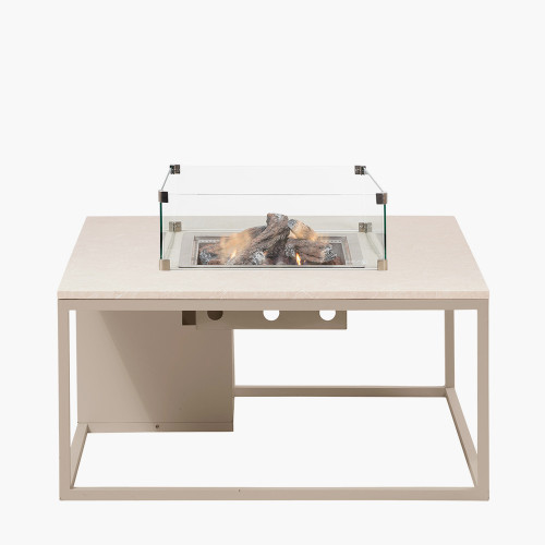 Pacific Lifestyle Cosiloft 100 Sandy Beige Fire Pit Table