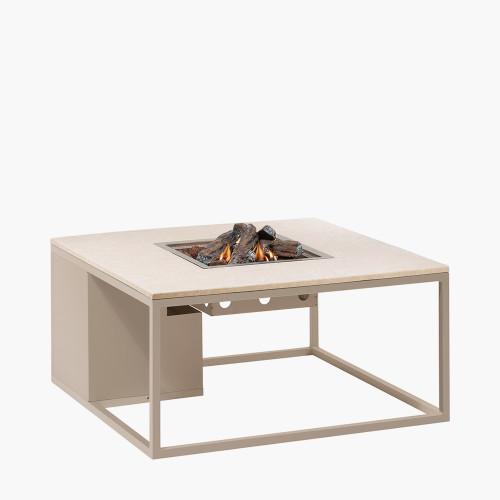 Pacific Lifestyle Cosiloft 100 Sandy Beige Fire Pit Table