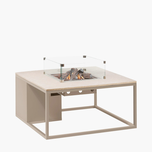 Pacific Lifestyle Cosiloft 100 Sandy Beige Fire Pit Table