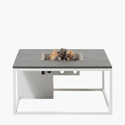 pacific lifestyle Cosiloft 100 White and Grey Fire Pit Table