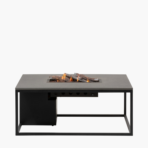 pacific lifestyle Cosiloft 120 Black and Grey Fire Pit Table