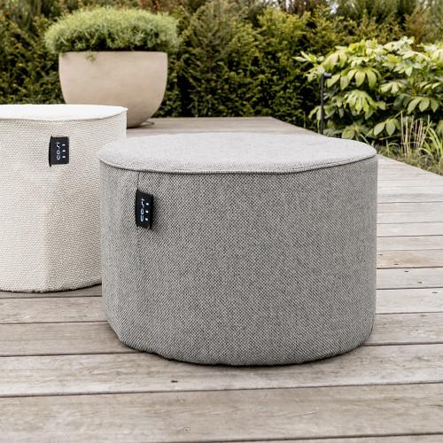 Pacific Lifestyle Cosipouf Heated Comfort Grey Low Round 60x38cm High