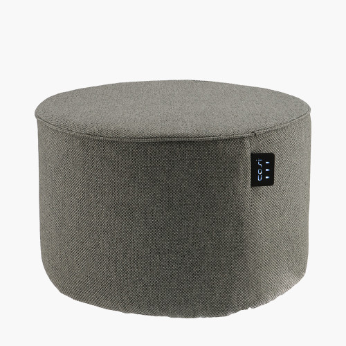 pacific lifestyle Cosipouf Heated Comfort Grey Low Round 60x38cm high