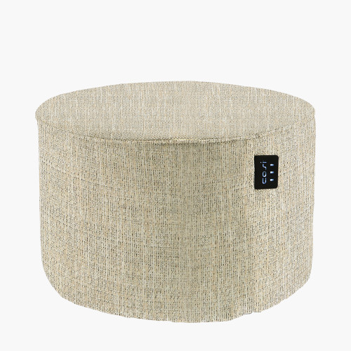 pacific lifestyle Cosipouf Heated Comfort Natural Low Round 60x38cm high