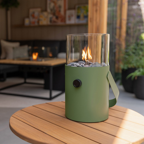 Pacific Lifestyle Cosiscoop Moss Green Fire Lantern