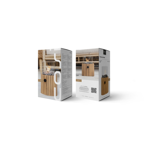 Pacific Lifestyle Cosiscoop Timber Round Fire Lantern