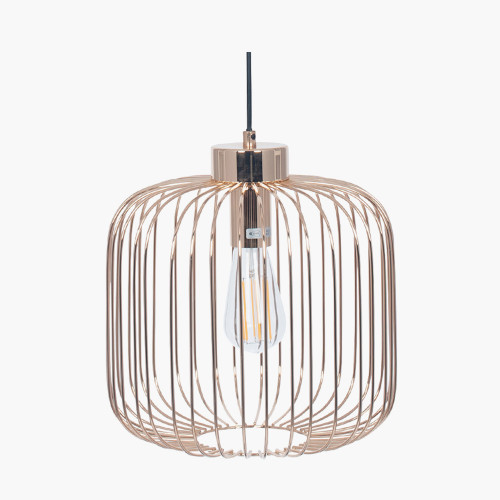 pacific lifestyle Dania French Gold Metal Wire Pendant