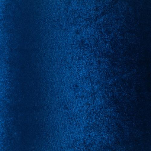 Pacific Lifestyle Dania French Gold Metal Wire Tall Table Lamp Base With Bow 40cm Sapphire Velvet Cylinder Lampshade