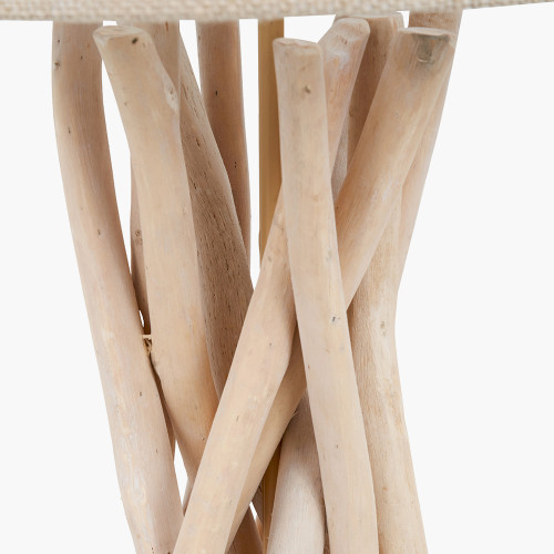 Pacific Lifestyle Derna Drift Wood & Natural Jute Table Lamp