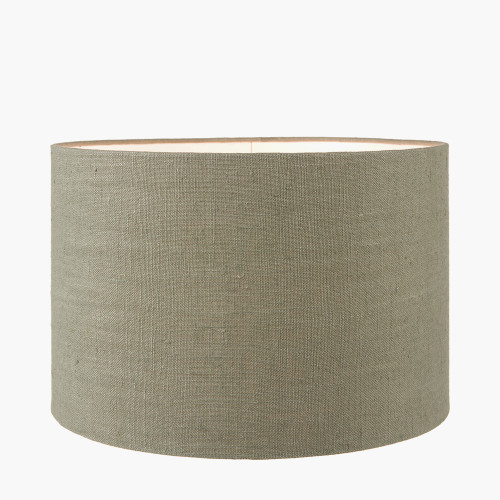 Pacific Lifestyle Edward 30cm Pistachio Green Linen Cylinder Lampshade