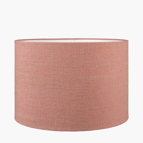 pacific lifestyle Edward 35cm Apricot Linen Cylinder Lampshade