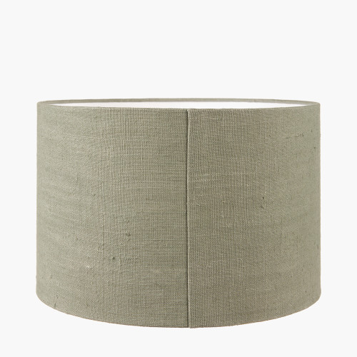 Pacific Lifestyle Edward 35cm Pistachio Green Linen Cylinder Lampshade