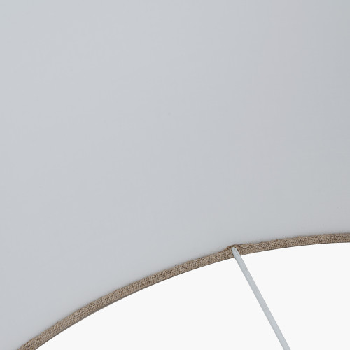 Pacific Lifestyle Edward 50cm Natural Linen Cylinder Lampshade
