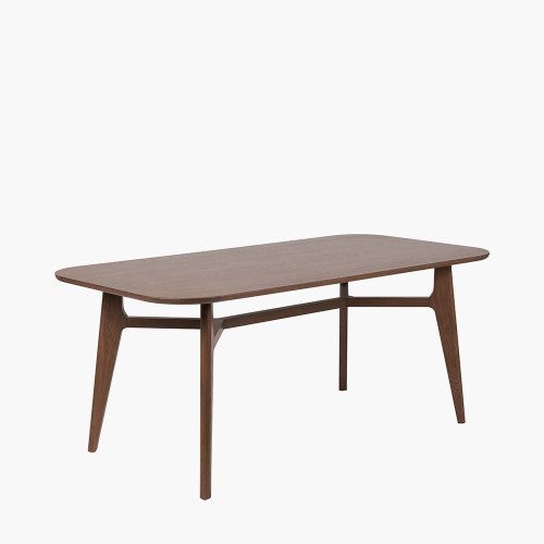 Pacific Lifestyle Elias Dark Ash Wood Retro Dining Table