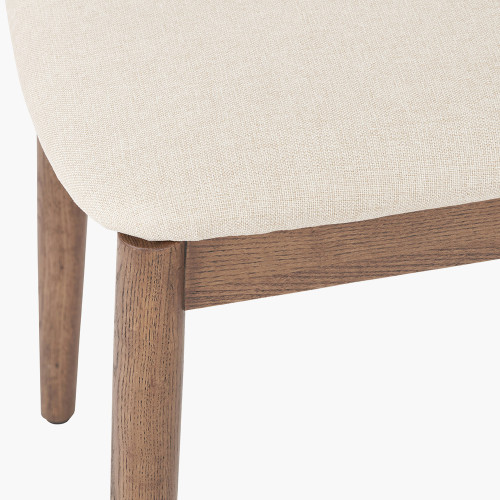 Pacific Lifestyle Elias Dark Ash Wood Retro Dining Table And 6 Chairs