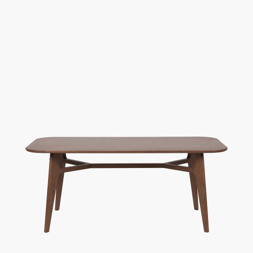 pacific lifestyle Elias Dark Ash Wood Retro Dining Table
