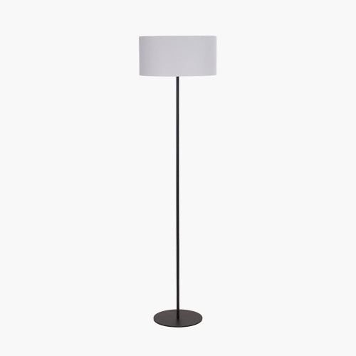 pacific lifestyle Elin Matt Black and Ivory Floor Lamp