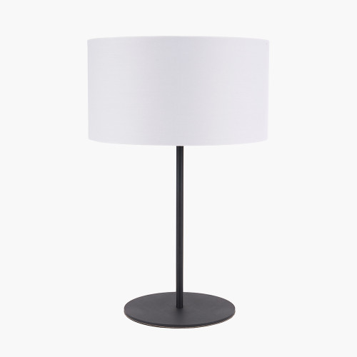 pacific lifestyle Elin Matt Black and Ivory Table Lamp