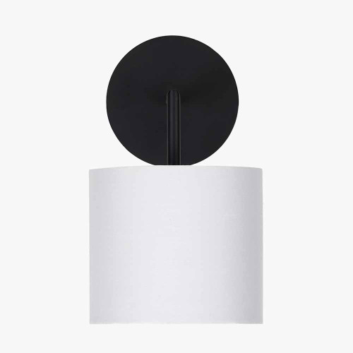 pacific lifestyle Elin Matt Black and Ivory Wall Light