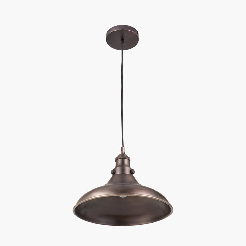 Pacific Lifestyle Ellis Antique Bronze Café Metal Pendant