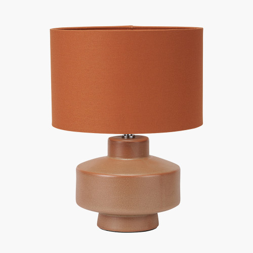 pacific lifestyle Elure Cinnamon Crackle Effect Table Lamp