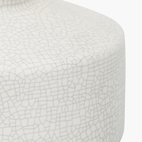 Pacific Lifestyle Elure White Crackle Effect Table Lamp
